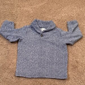 Carter's Navy and White Herringbone Sweater